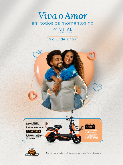 Viva o amor em todos os momento no Pontal